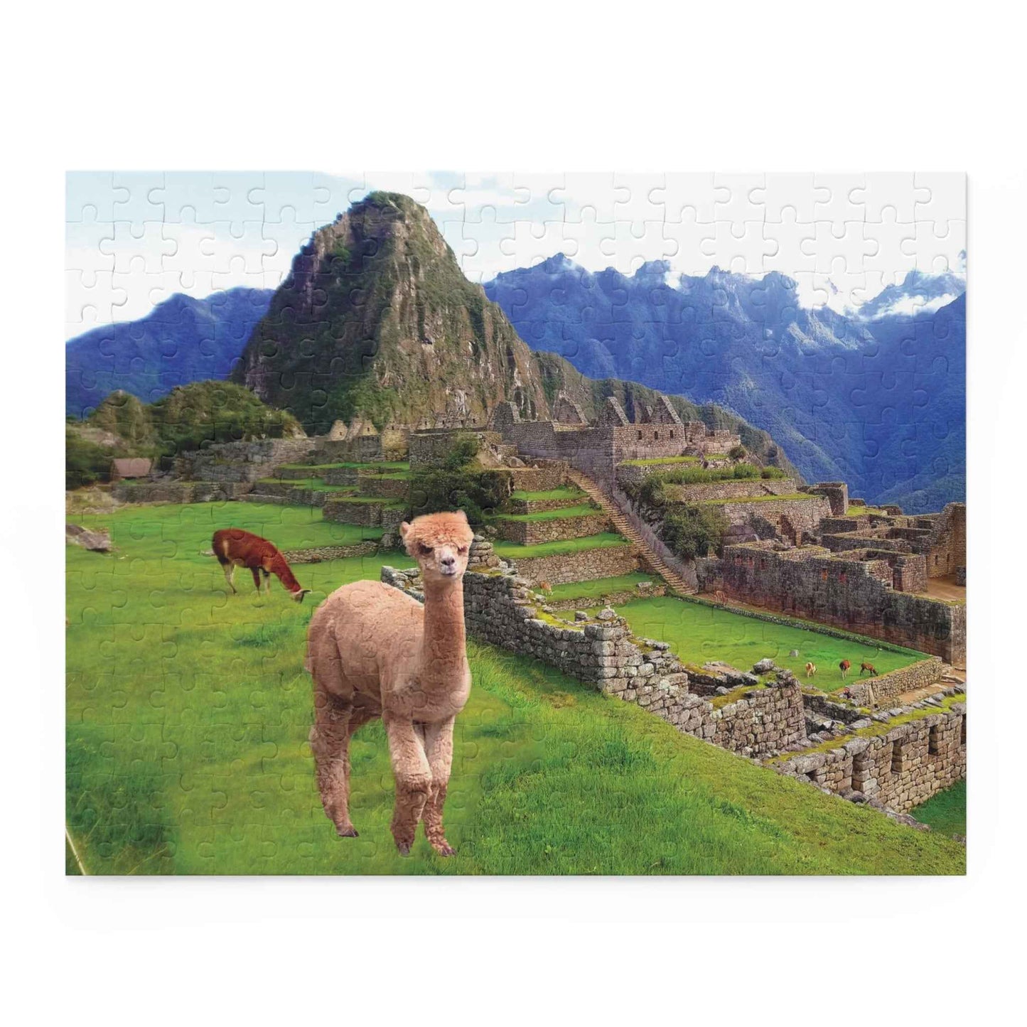 Machu Picchu Hermey the Alpaca Puzzle — Scenic Peru Landscape Jigsaw 252 pcs