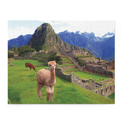 Machu Picchu Hermey the Alpaca Puzzle — Scenic Peru Landscape Jigsaw 252 pcs