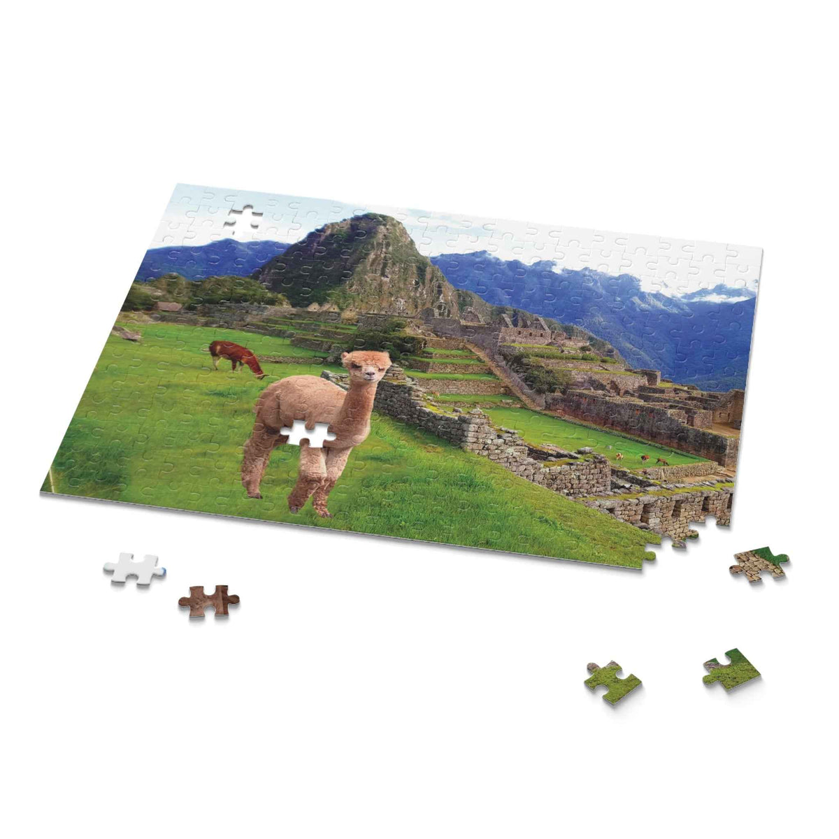 Machu Picchu Hermey the Alpaca Puzzle — Scenic Peru Landscape Jigsaw 252 pcs