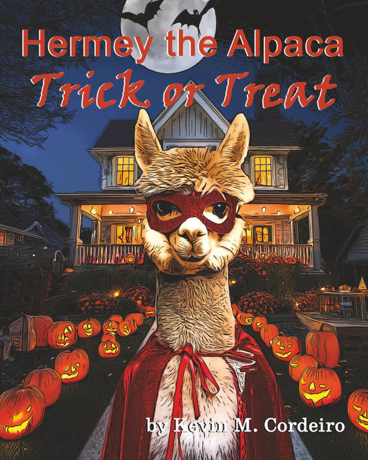 Hermey the Alpaca – Trick or Treat!  | Personalized Autographed Children’s Book